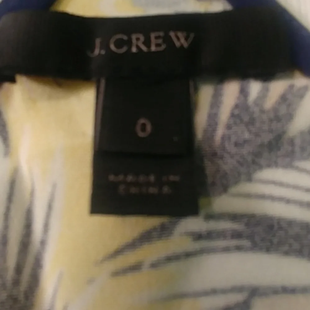 J. Crew yellow tan